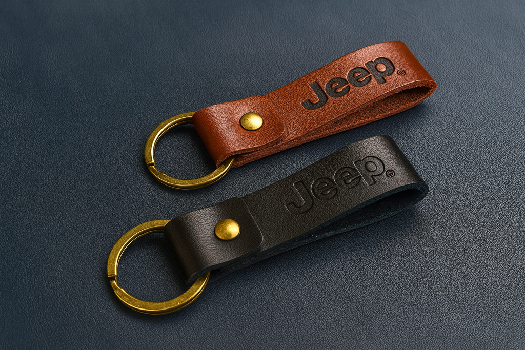 Officially Licensed JEEP keychain - Genuine Leather – Four Wheel Beast