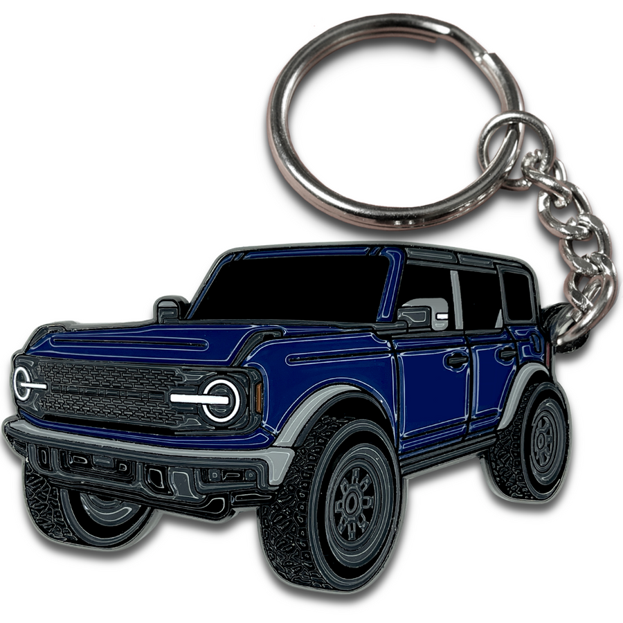 Bronco area 51 keychain