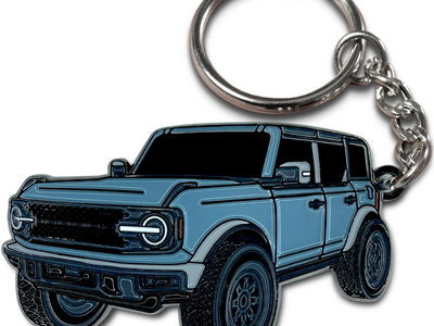 Bronco area 51 keychain