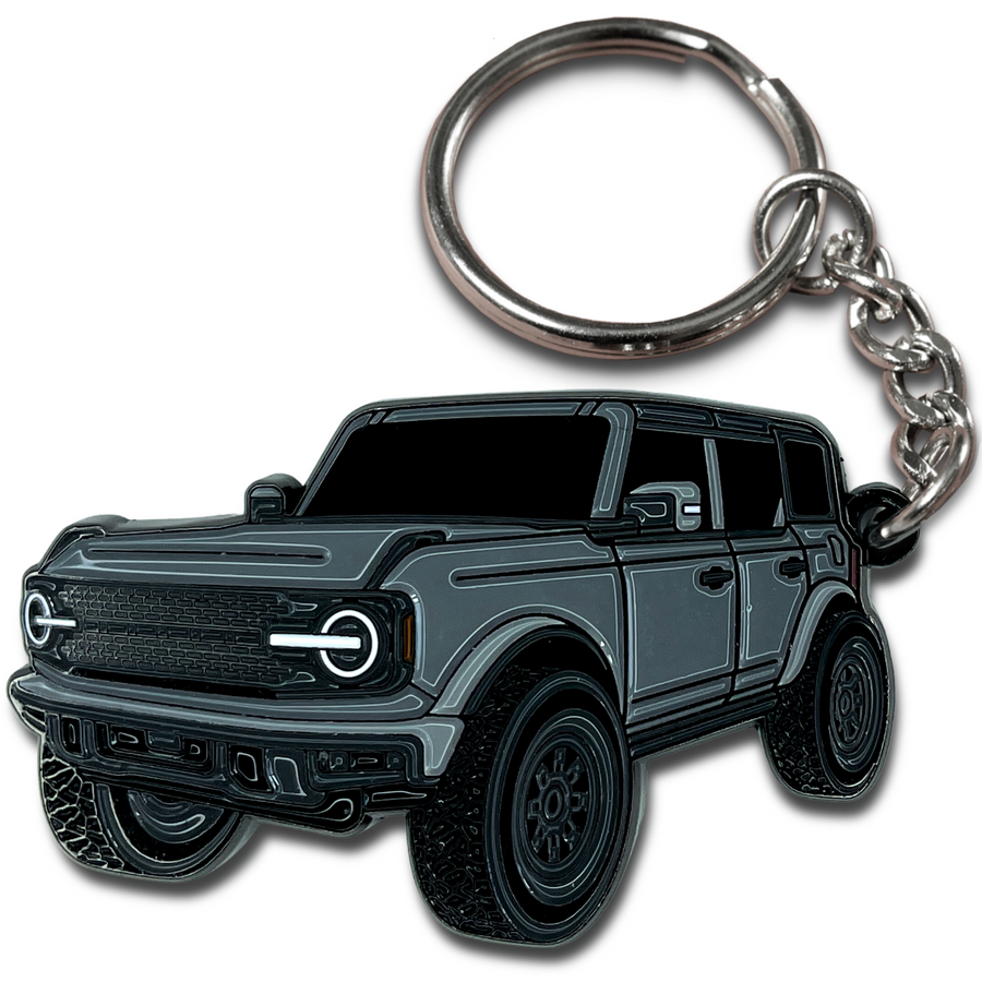Bronco area 51 keychain