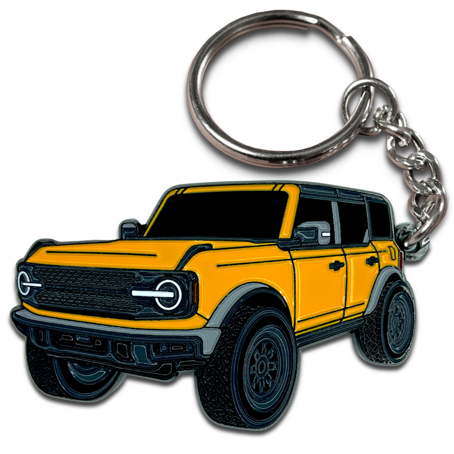 Bronco area 51 keychain