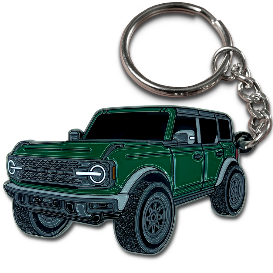 Bronco area 51 keychain