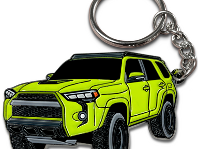 lime 4runner keychain 