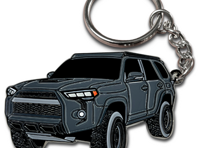 magnetic gray 4runner keychain 