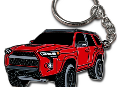 red 4runner keychain 