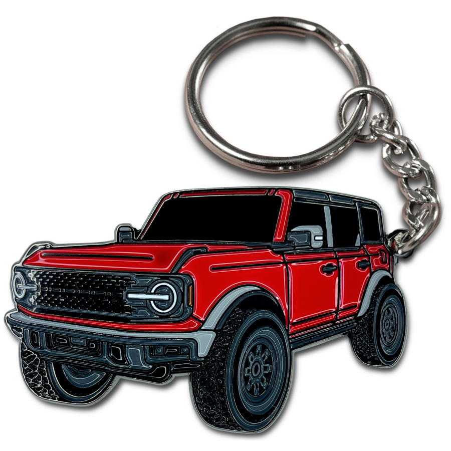Bronco area 51 keychain