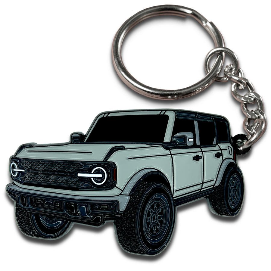 Bronco area 51 keychain