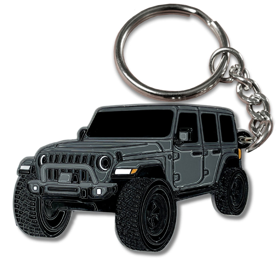 Jeep Wrangler Keychain black