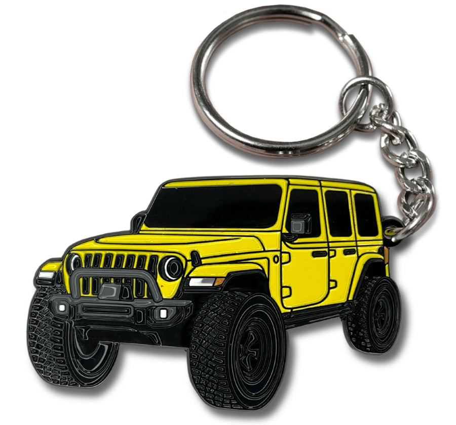 Jeep Wrangler Keychain black