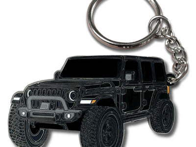 Jeep Wrangler Keychain black