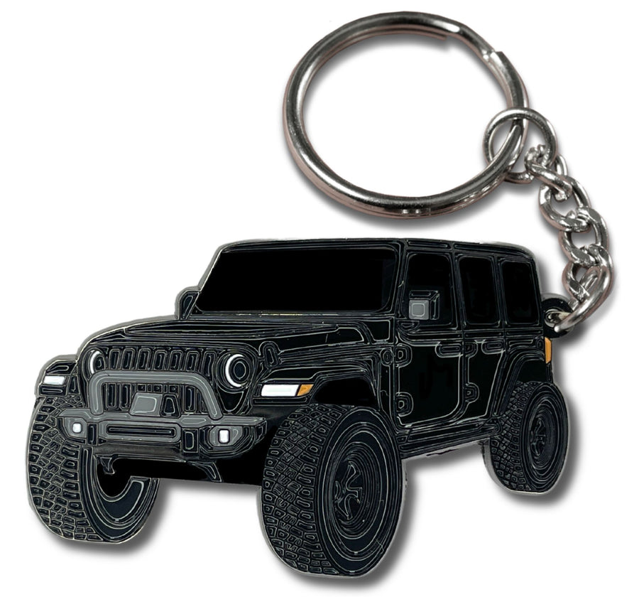 Jeep Wrangler Keychain black
