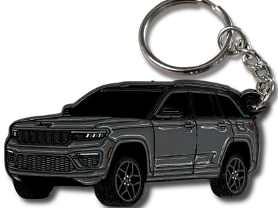 jeep grand cherokee gray keychain