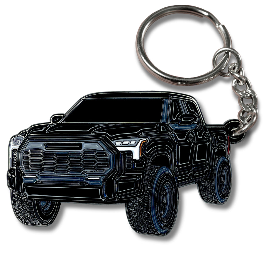 Tundra black keychain