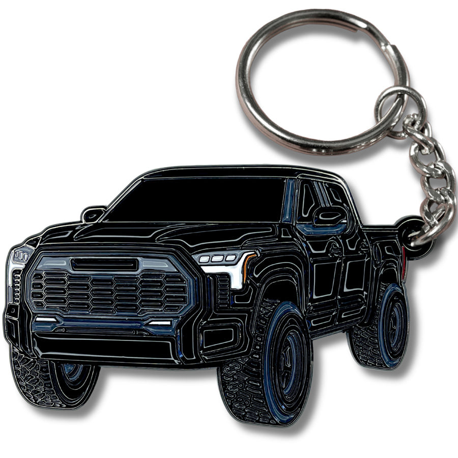 Tundra black keychain