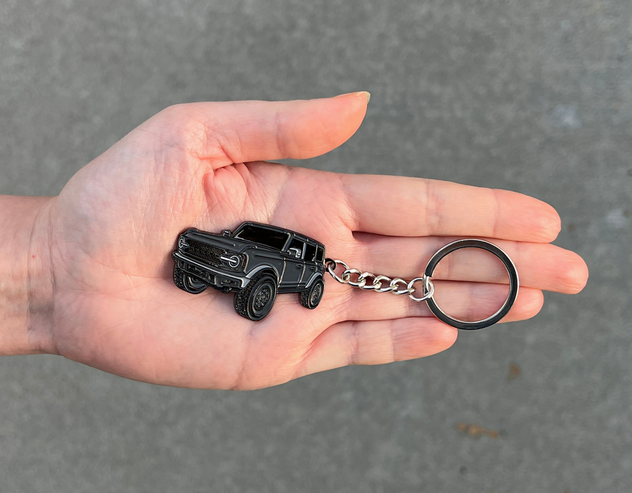 Bronco area 51 keychain