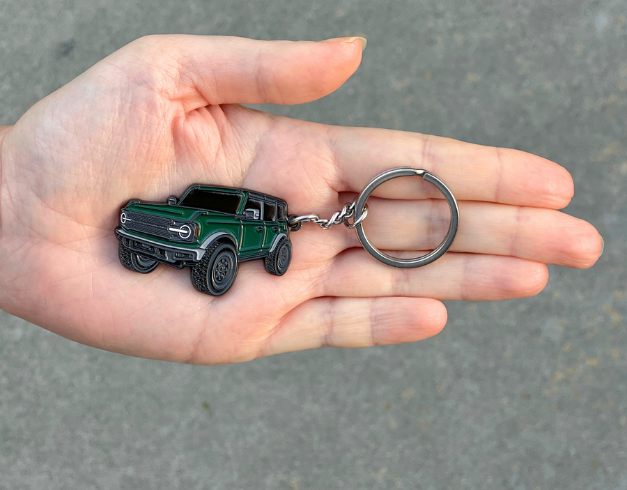 Bronco area 51 keychain