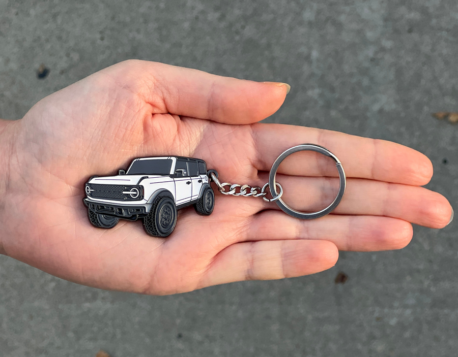 Bronco area 51 keychain
