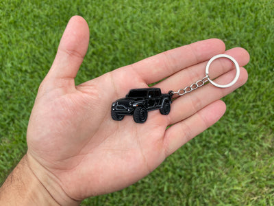 Black Jeep Gladiator Keychain 