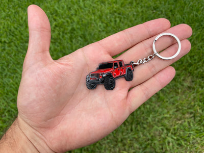 Jeep Gladiator Keychain Red