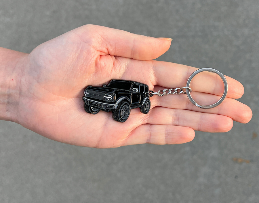 Bronco area 51 keychain