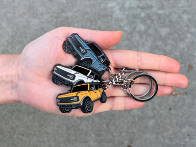 Bronco keychain