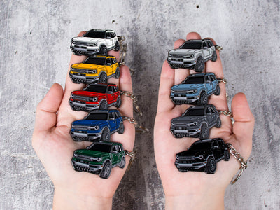 Bronco sport keychains