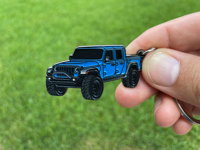 Jeep Gladiator Keychain blue