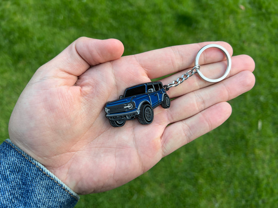 Bronco area 51 keychain