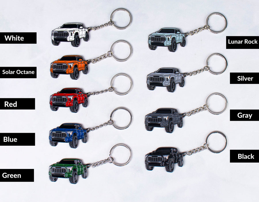Tundra black keychain