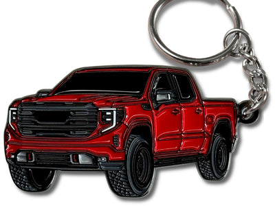 red gmc sierra toy car