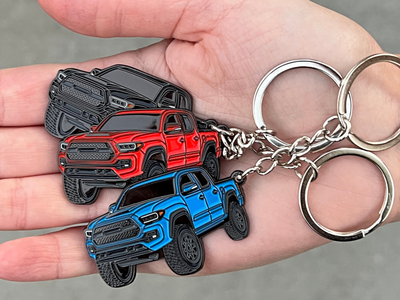 Toyota Tacoma keychain