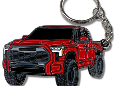 Tundra red keychain