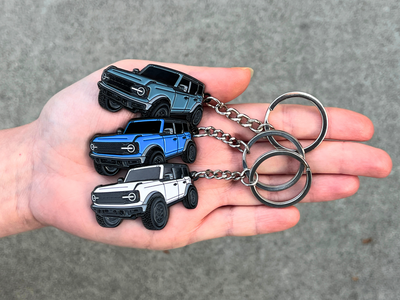 bronco keychain