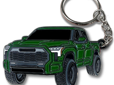 Tundra army green keychain