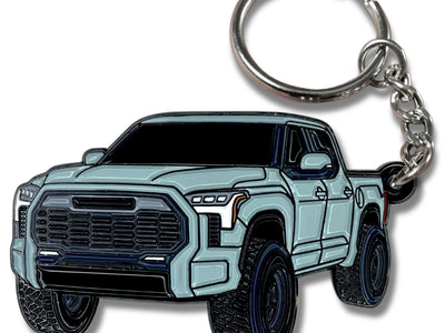 Tundra lunar rock keychain