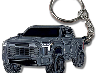 Tundra magnetic gray keychain