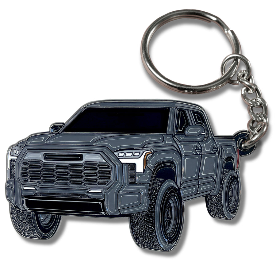 Tundra black keychain