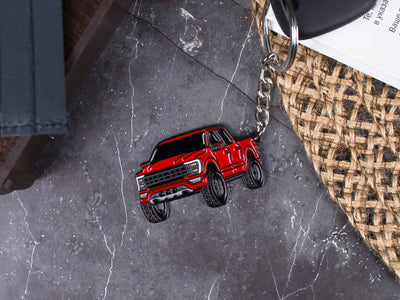 F150 red keychain