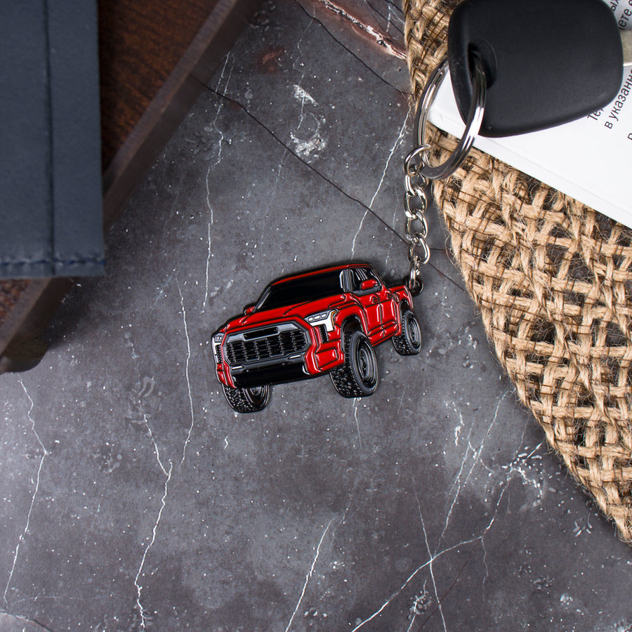 Tundra black keychain