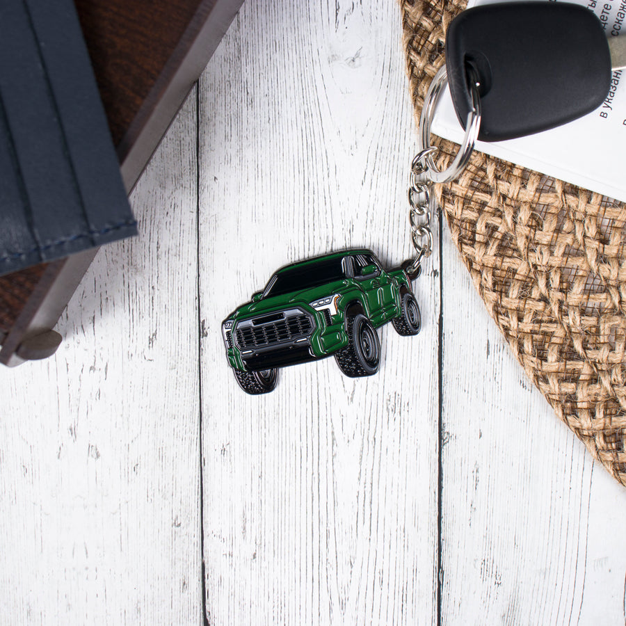 Tundra black keychain