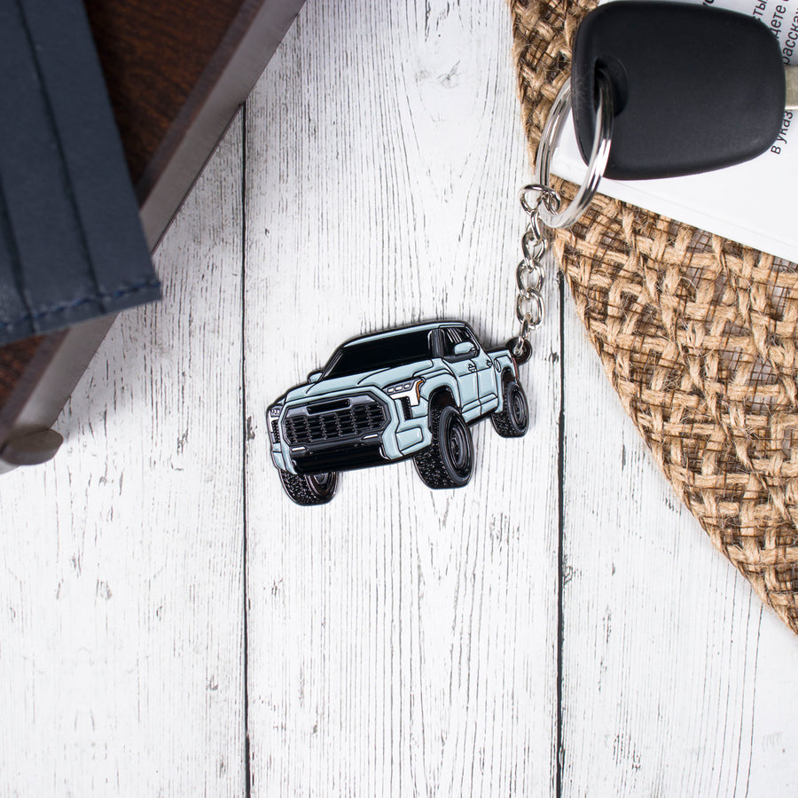 Tundra black keychain