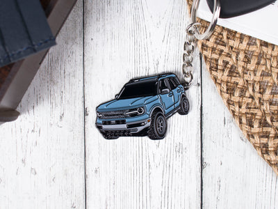 Bronco sport area 51 keychain