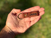 leather jeep keychain