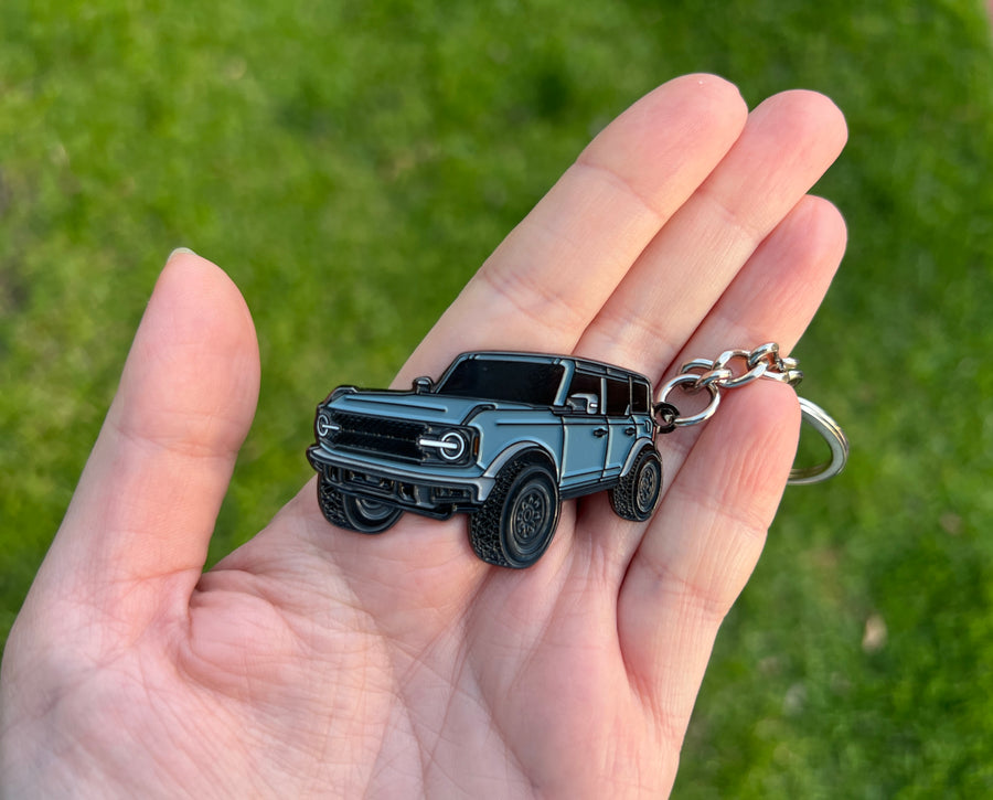 Bronco area 51 keychain