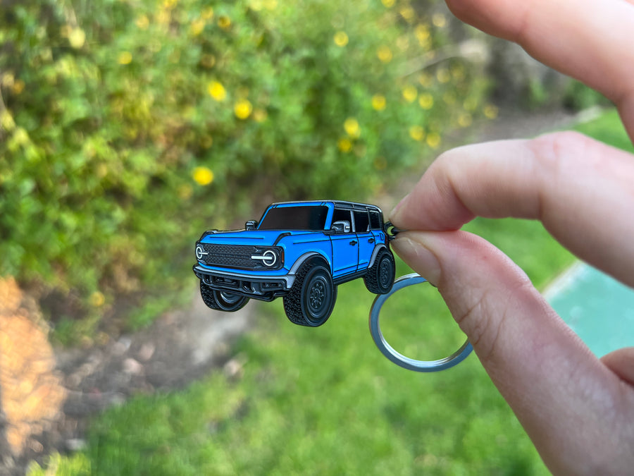 Bronco area 51 keychain