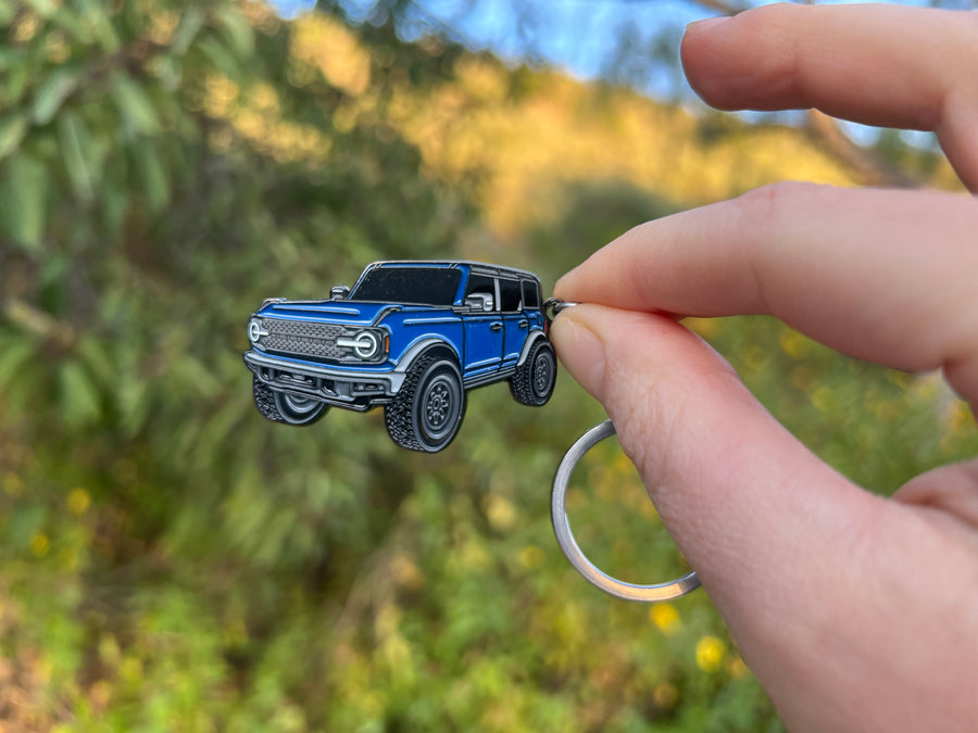Bronco area 51 keychain