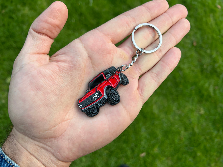 Bronco area 51 keychain