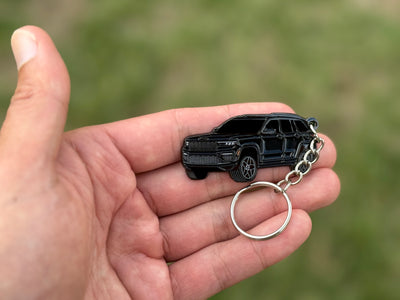 jeep grand cherokee black keychain
