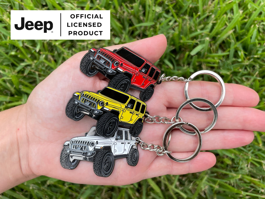 Jeep Wrangler Keychain black